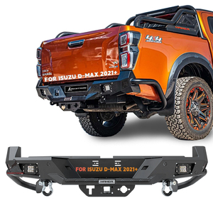 ¡Nuevo! Parachoques trasero <span class=keywords><strong>de</strong></span> acero para coche, accesorios con <span class=keywords><strong>luz</strong></span> LED, gancho <span class=keywords><strong>de</strong></span> remolque para camioneta ute 4x4, modelo <span class=keywords><strong>de</strong></span> B08-A, para ISUZU Dmax 2021, <span class=keywords><strong>2022</strong></span> - Product Image 1