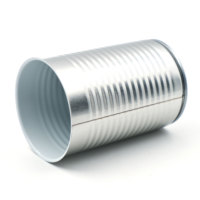 7113 #425g boîte de conserve vide de qualité alimentaire, vente en gros, conteneur de thon en étain de poisson rond en métal personnalisé