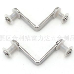 F-902A Iron Glass Connector Chrome Plated Industrial Design For Curtain Wall Fixing Bracket - Product Image 4