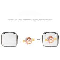Bolsa de Almacenamiento de Cosméticos con Cierre de PVC Reciclable y Logotipo Personalizado, Bolsa de Maquillaje Impermeable para Viaje para Mujeres con Productos para el Cuidado de la Piel y Mascarillas Faciales