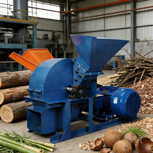 Broyeur de bois haute performance à double alimentation, déchiqueteur automatique de branches d'arbres <span class=keywords><strong>pour</strong></span> la production de <span class=keywords><strong>sciure</strong></span> et de paillis, et le recyclage des déchets forestiers - Product Image 1