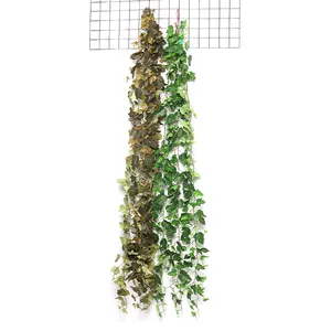 Künstliche hängende Rebe 200cm hängende Kriech pflanze hinterlässt Wand dekoration