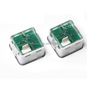 PB-12 thang máy nút vuông push <span class=keywords><strong>button</strong></span> LED chiếu sáng cho các bộ phận thang máy - Product Image 3