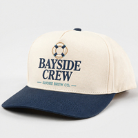 Gorra de Béisbol Personalizada con Bordado Plano, Estilo Estructurado, de Algodón, con Cierre a Presión, de 5 Paneles, para Hombre