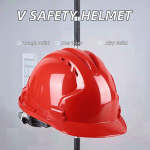 Casco de Seguridad Protector Transpirable con 6 Puntos de Suspensión, Anti-Impactos, en Forma de V, de HDPE, Sin Ranuras, Venta al Por Mayor de Fábrica - Product Image 2
