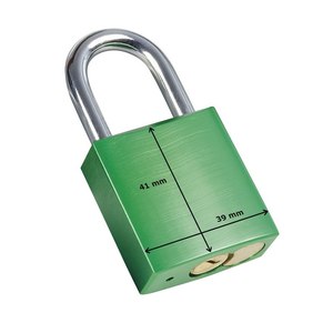GREEN PADLOCK <b>Travel</b> <b>Locks</b> - Product Image 2