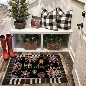 מחצלת ברכה לחג המולד עם אנטי החלקה אנטי להחליק מקורה לקישוט - Product Image 6