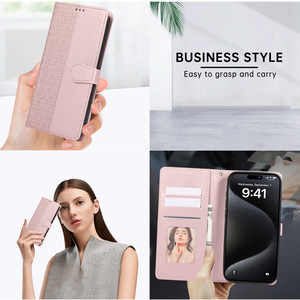 Custodia Magnetica Personalizzata in PU per <span class=keywords><strong>iPhone</strong></span> 6 <span class=keywords><strong>6s</strong></span> 7 8 <span class=keywords><strong>Plus</strong></span>, <span class=keywords><strong>Cover</strong></span> in Pelle con Portafoglio - Product Image 2