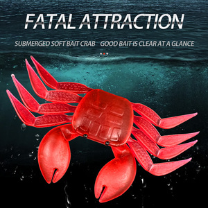 Simulation 3D de leurre de pêche au <span class=keywords><strong>crabe</strong></span> d'<span class=keywords><strong>eau</strong></span> <span class=keywords><strong>douce</strong></span> et salée Gel de silice artificiel Faux appâts de <span class=keywords><strong>crabe</strong></span> - Product Image 5