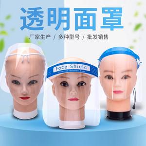 Protection faciale transparente intégrale avec fixation par bandeau pour usage médical en laboratoire - Product Image 3