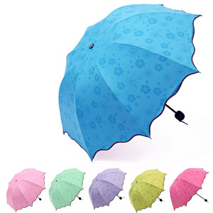 <span class=keywords><strong>Sombrilla</strong></span> Mágica que Florece con Agua, Manual, <span class=keywords><strong>Plegable</strong></span> en 3 Secciones, Linda, Cambia de Color, Ligera y Portátil <span class=keywords><strong>para</strong></span> Uso Diario y Viajes - Product Image 1