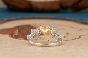 14K Gold Lab Grown <b>Diamond</b> <b>Ring</b> for Women Fashion Synthetic <b>Diamond</b> <b>Ring</b> Fine Jewelry Engagement Wedding Gift Jewelry - Product Image 4