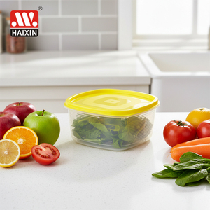 En stock, promotion : Conteneur de stockage alimentaire carré transparent en plastique de 1,8 L, hermétique, pour céréales, boîte de rangement alimentaire - Product Image 1