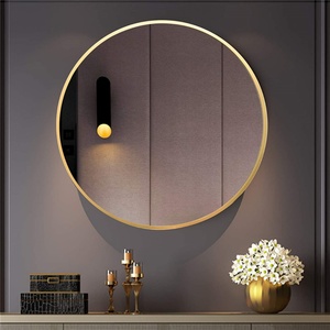Modern Bathroom Wall <b>Mirrors</b> Antique Salon Metal Gold <b>Tray</b> Framed Glass Bedroom Living Room Everyday Decorative Accessories - Product Image 6