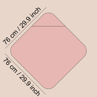 Serviette de bain absorbante en gaze de coton pur pour bébé, à quatre couches, 75*75 cm, avec cordon de suspension, cape, couverture à capuche, vente chaude