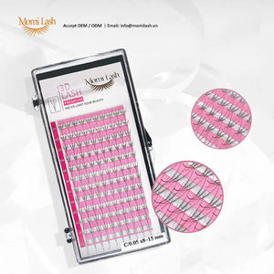 ขนตาปลอมแบบพัด 3 มิติ ทำมือ พร้อม CC สำหรับเพิ่มวอลลุ่มอย่างมีเสน่ห์ - ทำให้การต่อขนตาเป็นเรื่องง่าย - Product Image 5