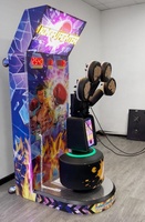 Machine de jeu d'arcade de boxe à monnayeur avec distribution de tickets, équipement de divertissement pour l'entraînement de boxe Kung Fu