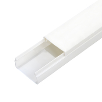 Goulotte de câblage en PVC, canal de câblage électrique en plastique à montage en surface, profilé d'extrusion en PVC pour la protection des fils