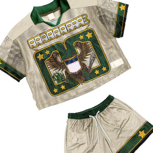 <span class=keywords><strong>Ensemble</strong></span> <span class=keywords><strong>short</strong></span> et t-<span class=keywords><strong>shirt</strong></span> ample en mesh pour homme, imprimé numérique personnalisé, football, basketball, été - Product Image 1