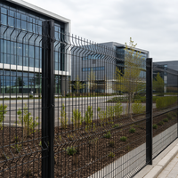 Panneau de clôture 3D plié, galvanisé, soudé, avec revêtement PVC ou peinture en poudre, pour parcs industriels, certifié CE ISO, vente directe usine