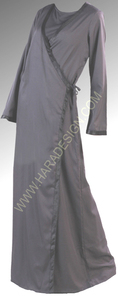 Última Abaya de Tela de Bambú Ecológica, Estilo Étnico de Oriente Medio, Talla Única, Túnica Musulmana/Jubah Larga para Mujer Adulta - Product Image 2