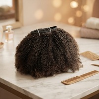 Extension de cheveux crépus et bouclés afro avec clip, non traités, de haute qualité, bon marché, offre spéciale