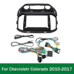 Voiture Navigation GPS stéréo pour chevrolet Colorado GMC <span class=keywords><strong>CANYON</strong></span> Radio Fascias panneau cadre adapté 2 Din 9 pouces dans tableau de bord écran stéréo - Product Image 3