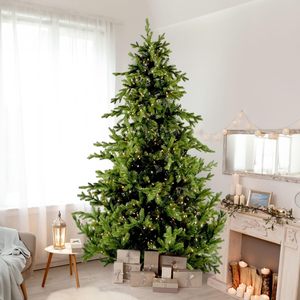 LED Lighted Xmas Tree 180CM Artificial <b>Christmas</b> Trees for <b>Christmas</b> Decorations PE Mix PVC <b>Christmas</b> Tree - Product Image 4