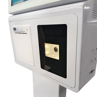 Kiosque en libre-service tactile 21,5/23,8/27 pouces avec imprimante/scanner pour la navigation des menus et les commandes pour les restaurants de restauration rapide, les cafés et les magasins de boissons