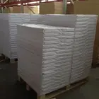 Ventas al por mayor Papel revestido fundido 70x100 hoja Adhesivo de papel brillante para imprimir con precio de fábrica Hoja de etiquetas Adhesivo de papel