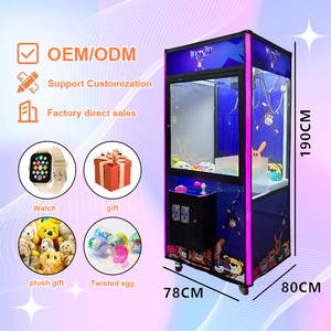 Máy chơi trò chơi kẹp thú nhồi bông trong nhà giá rẻ, hoạt động bằng tiền xu, dành cho trẻ em, có máy kẹp hình người/người nhỏ - Product Image 3