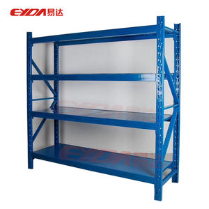 Estantes y estantes apilables al por mayor, estante de almacenamiento para almacén, estanterías de acero, estantes de metal de servicio medio, estantes de estantería sin pernos - Product Image 4