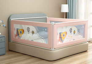 Recinzione Pieghevole per Culla UD Kids Play Home Treasure Cashmere, Barriera Anti-Caduta, <span class=keywords><strong>Sponda</strong></span> di Sicurezza 1.8m, Nuove Funzionalità di Sicurezza per Neonati - Product Image 2