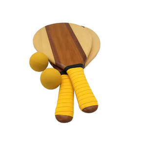 2025 raquettes en Fiber de carbone personnalisables <span class=keywords><strong>raquette</strong></span> de Tennis de plage planche de <span class=keywords><strong>Badminton</strong></span> avec filet en Nylon bois de haute qualité belle plage chaude - Product Image 5