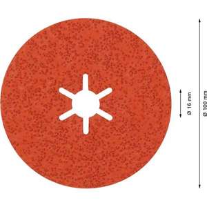 BOSCH - 2608621816 Expert R782 Prisma Disco de fibra cerámica-EAN 4059952538396 ABRASIVOS DISCOS ABRASIVOS PARA MOLIENDA Y ACABADO - Product Image 2