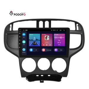 Podofo 9 "Android 2Din 2 + 64G autoradio Stereo per <span class=keywords><strong>Hyundai</strong></span> <span class=keywords><strong>Matrix</strong></span> 2001-2010 e Android Auto GPS WIFI Hifi Audio FM RDS BT - Product Image 1