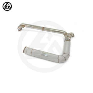 Libérez la puissance cachée et le son raffiné avec le système d'échappement CSZ pour Porsche 718 Boxster/Cayman 982 2.0T 2.5T, downpipe sport catalyseur haute performance. - Product Image 5