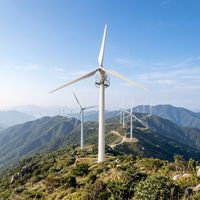 Éolienne 30KW GWS-30000W, Rotor 12m, Triphasé PMSG 380V IP54 pour l'alimentation électrique à distance des mines et des champs pétrolifères