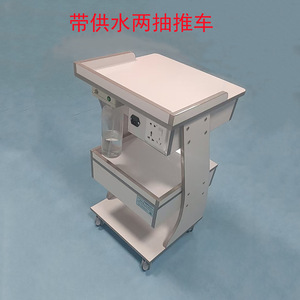Dental Two Drawer Mobile <b>Trolley</b> Without Water Supply Oral Medical Storage Cart Beauty Salon <b>Tool</b> Cart - Product Image 5