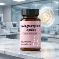 Capsules de collagène de marque privée, collagène marin, peptides de collagène, complément nutritionnel pour les femmes de bureau