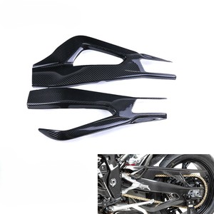 Cubierta de Horquilla Trasera de Fibra de Carbono Seca 3K para BMW S1000RR S1000R M1000RR 2019-2025, Protector de Horquilla Trasera para Motocicleta - Product Image 1