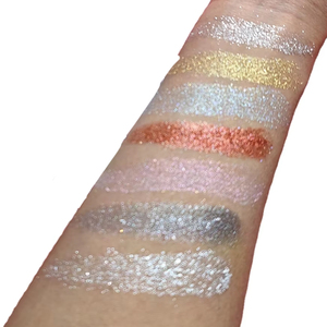 Mỹ phẩm bột kim cương kim loại cao sắc tố long lanh Duochrome ánh sáng lung linh Loose Eyeshadow tối fairvegan Holographic bóng mắt - Product Image 1