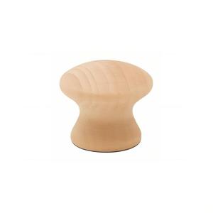 Poignée de meuble moderne en bois, forme originale, bouton de porte en hêtre, tirette de placard en bois massif - Product Image 1