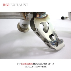 ING pour <span class=keywords><strong>Lamborghini</strong></span> <span class=keywords><strong>LP</strong></span> <span class=keywords><strong>610</strong></span> Catback 2014 + <span class=keywords><strong>Huracan</strong></span> 5.2 V10 LP580-2 LP610-<span class=keywords><strong>4</strong></span> ou EVO soupape d'échappement Catback en acier inoxydable - Product Image 5