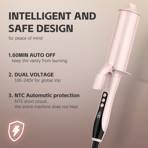 MeStar Rizador de <span class=keywords><strong>Pelo</strong></span> Profesional Más Vendido, Rizador de <span class=keywords><strong>Pelo</strong></span> de Alta Calidad, Portátil <span class=keywords><strong>para</strong></span> Uso Doméstico, Ondas Grandes, 50 mm - Product Image 2