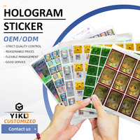 Autocollants holographiques de sécurité originaux anti-effraction avec numéros de série et code QR, étiquettes holographiques personnalisées à effet de vide