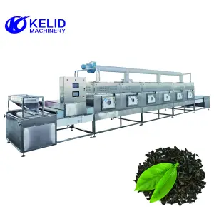 Tunnel Type Fully Automatic Continuous Tea Leaf Dryer Machine