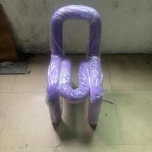 Chaise de salle à manger simple nordique, chaise en <span class=keywords><strong>tube</strong></span> courbé créative de luxe, chaise de <span class=keywords><strong>loisirs</strong></span> tendance, tabouret de maquillage, banc à chaussures, chaise unique - Product Image 4