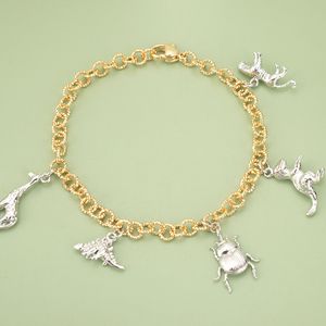 18K chapado en oro auténtico lindo Animal bosque dinosaurio <span class=keywords><strong>jirafa</strong></span> <span class=keywords><strong>escarabajo</strong></span> colgante para Diy pendientes collar Accesorios - Product Image 3