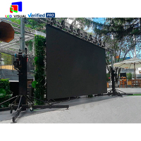 4m x 3m dev olaylar Led duvar P2.6 P2.9 P3.91 LED ekran 500mm x 500mm LED Panel zemin kapalı dış mekan kiralık LED ekran